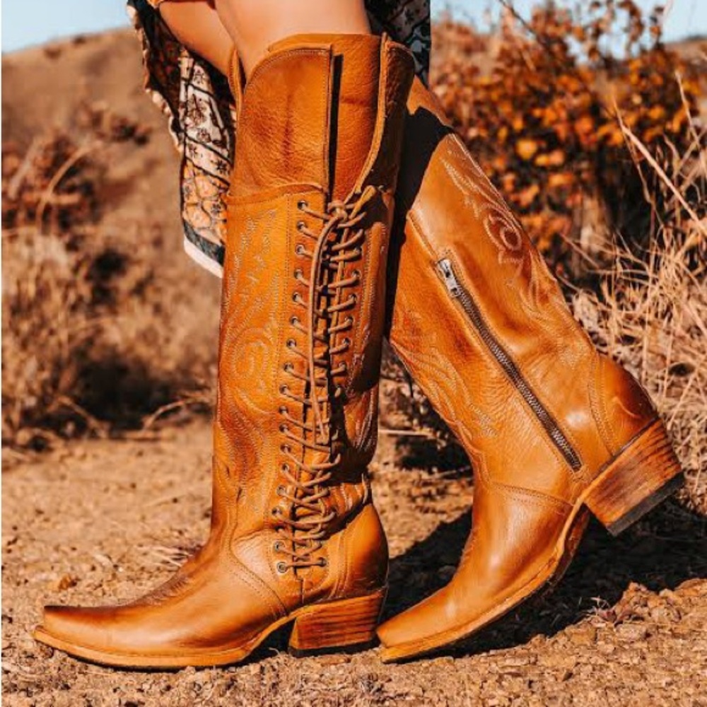 Freebird Wesley knee high Leather Boots